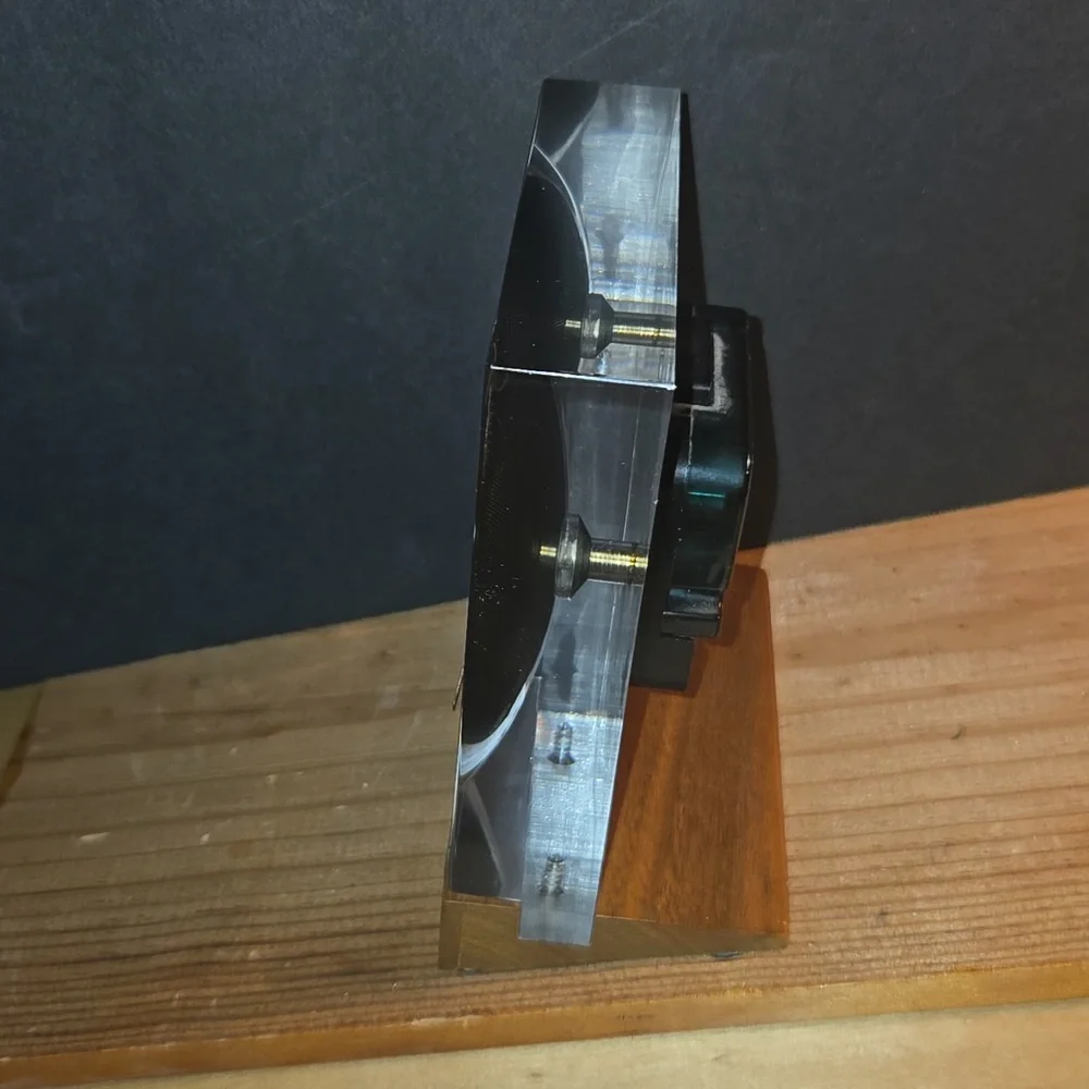 RARE 1984 GM ORION PLANT OHIO PRESIDENT RONALD REAGAN DEDICATION DESK CLOCK